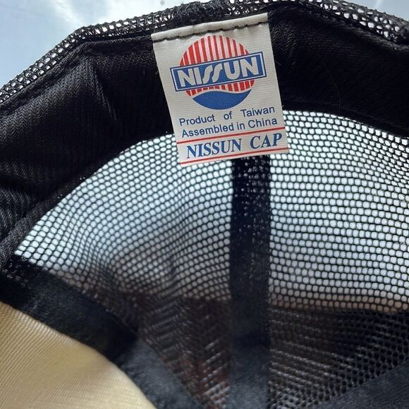 Vintage Nissun Cap “3 Biggest Lies” black trucker snap back hat - Picture 7 of 8